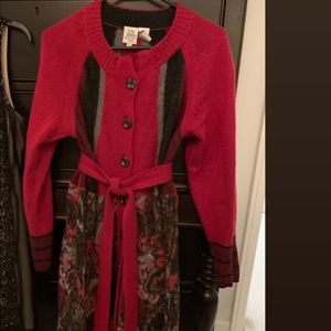 Ivy Jane size large cute knee length sweater dress